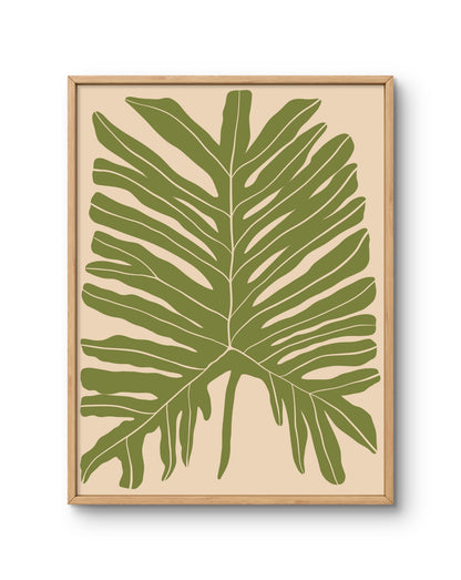 Soft Green Tropical Leaves