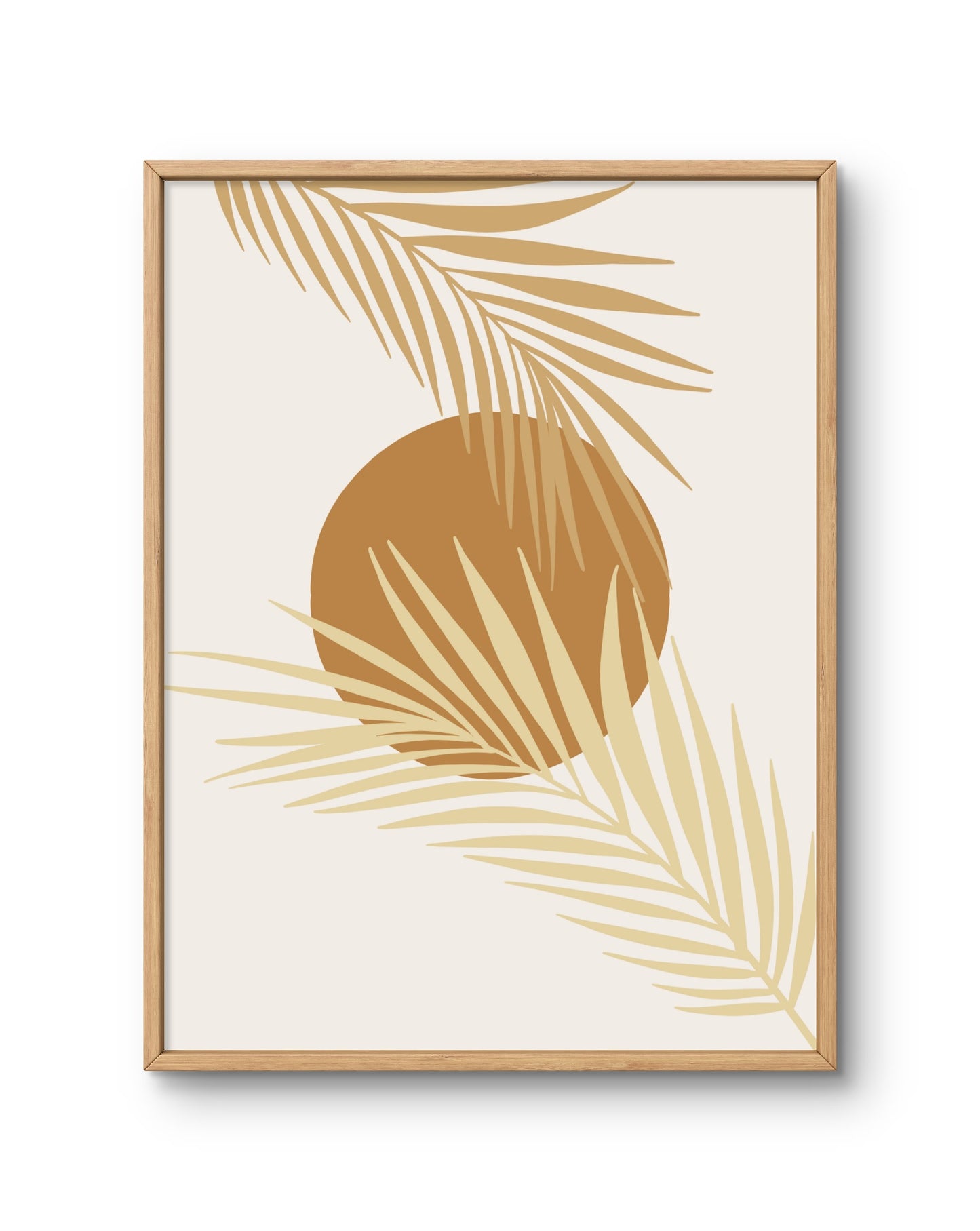 Modern Tropic  Abstract Botanical Color