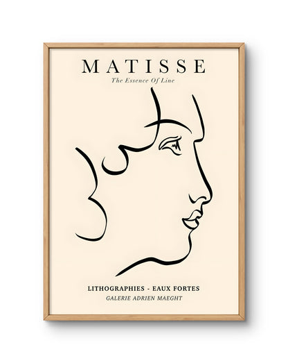 Matisse Profile Line Drawing