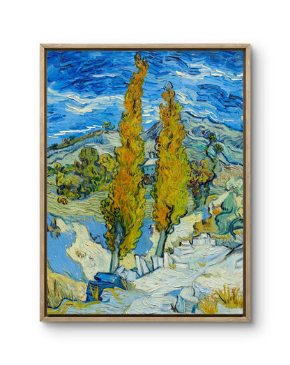 Two Poplars in the Alpilles near Saint-Rémy
