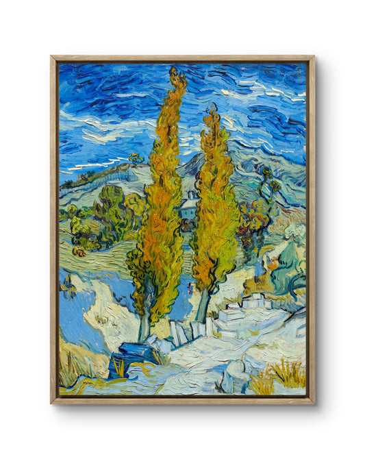 Two Poplars in the Alpilles near Saint-Rémy