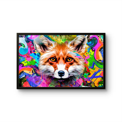 Fox Blaze Neon Wilderness
