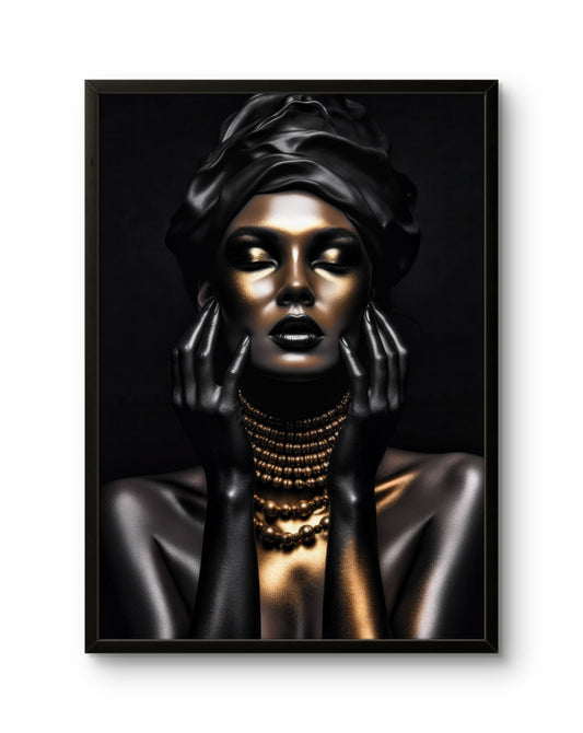 Golden Queen Portrait