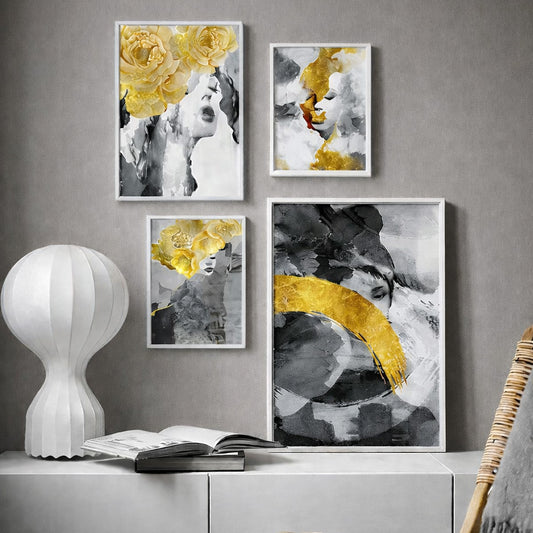 Luxury Gold Accent Art Set