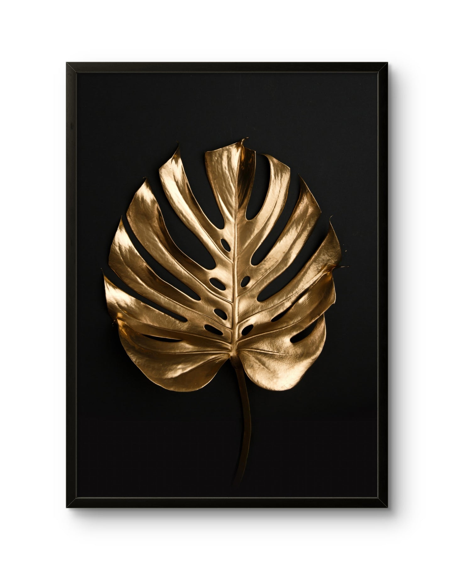 Golden Monstera Single Leaf