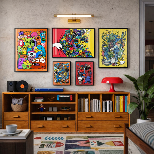 Urban Chaos ��� Pop Art Poster Set