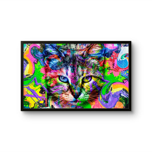 Neon Cat Urban Glow