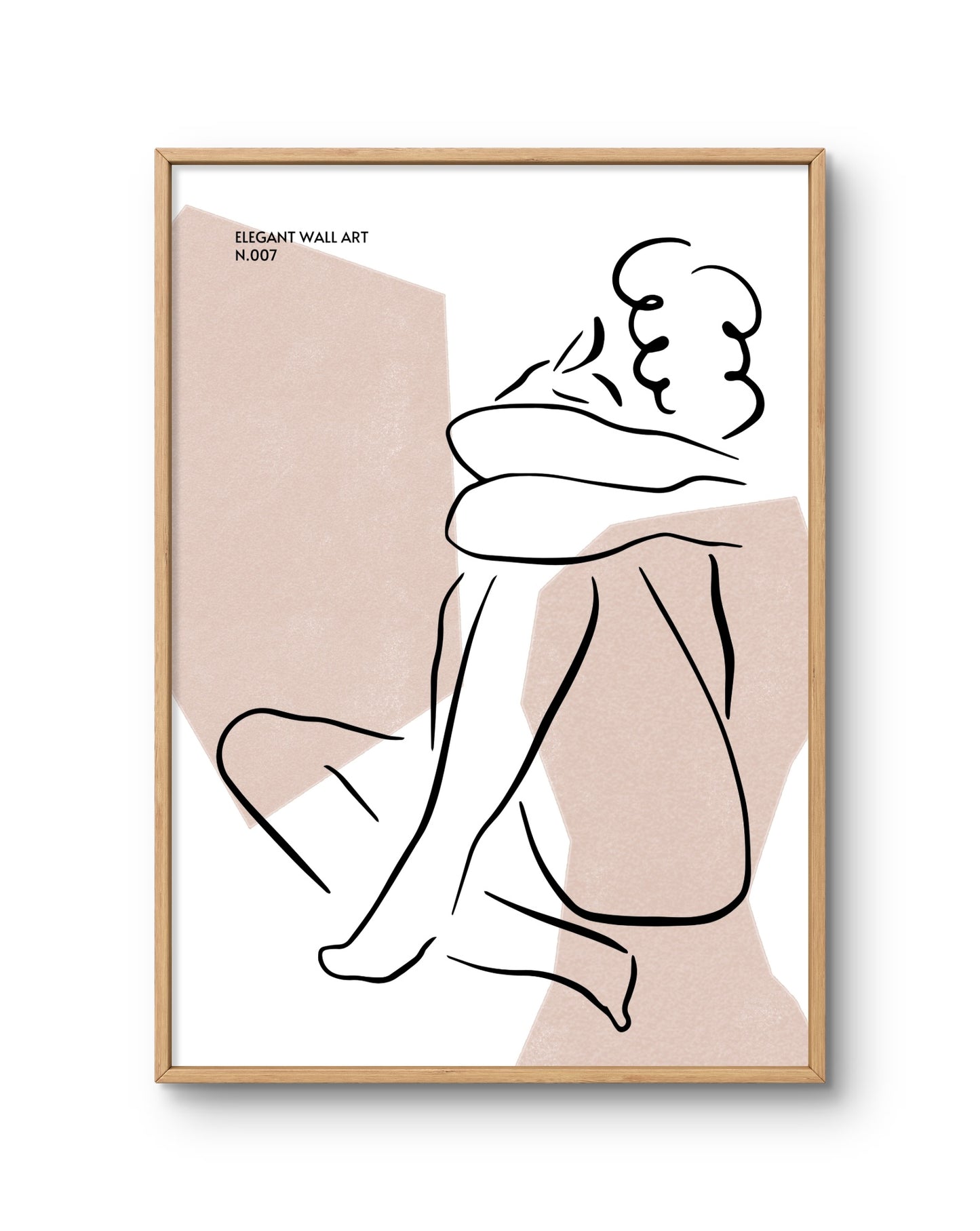 Elegant Minimalist Figure Line Art