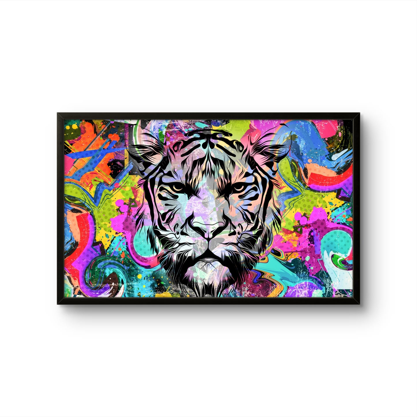 Abstract Tiger Wild Street Spirit