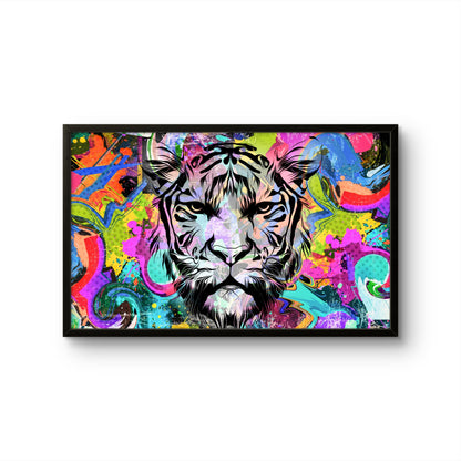 Abstract Tiger Wild Street Spirit