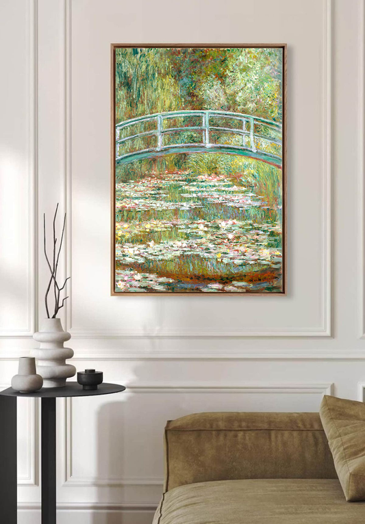 Water Lilies and Japanese Bridge