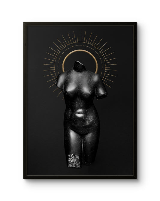 Black Venus Sculpture