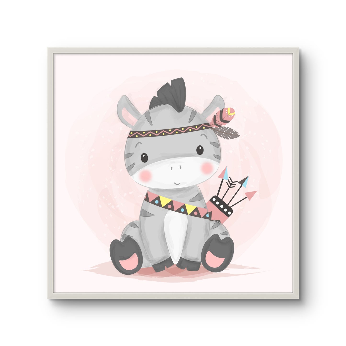 Little Zebra with Tribal Headband