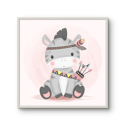 Little Zebra with Tribal Headband