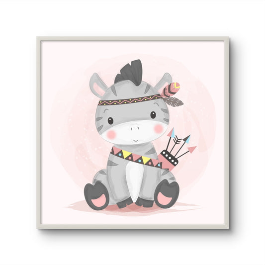 Little Zebra with Tribal Headband