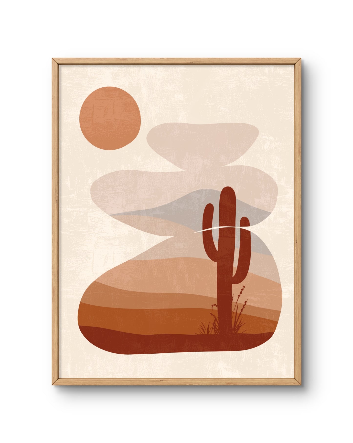 Abstract Desert Cactus
