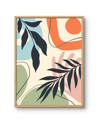 Modern Tropic Abstract Botanical