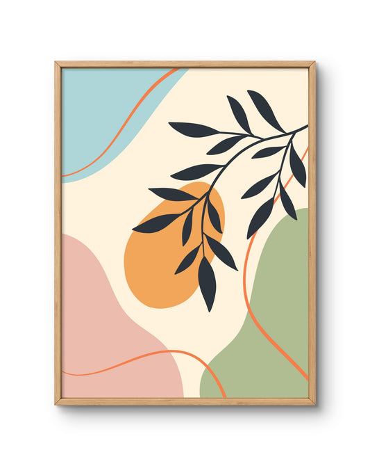 Soft Motion Botanical Abstract