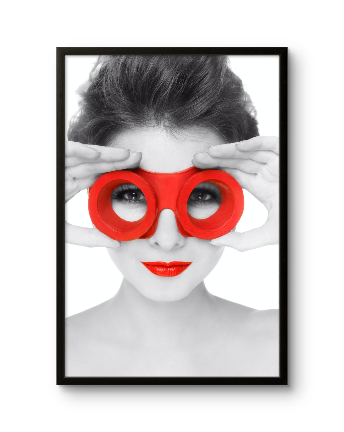 Woman With Red Goggles