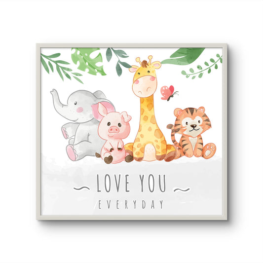 Safari Friends Love You Everyday