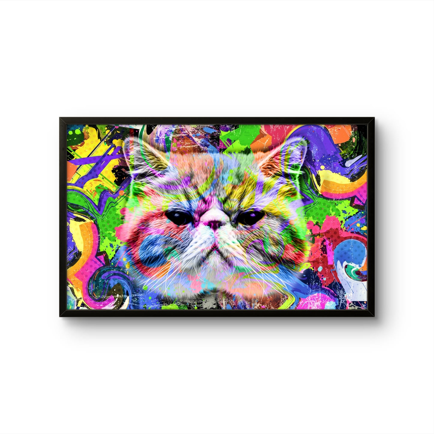 Grumpy Rainbow Cat