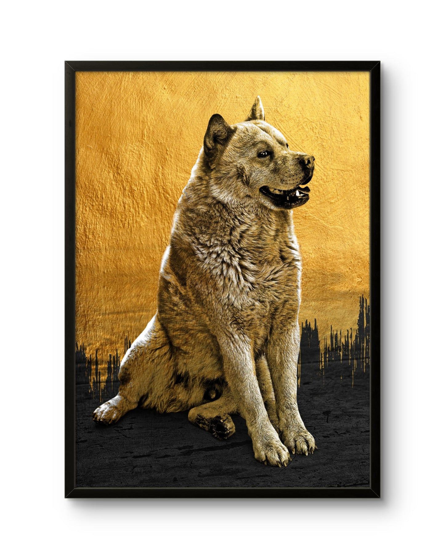 Golden Dog (Sitting)