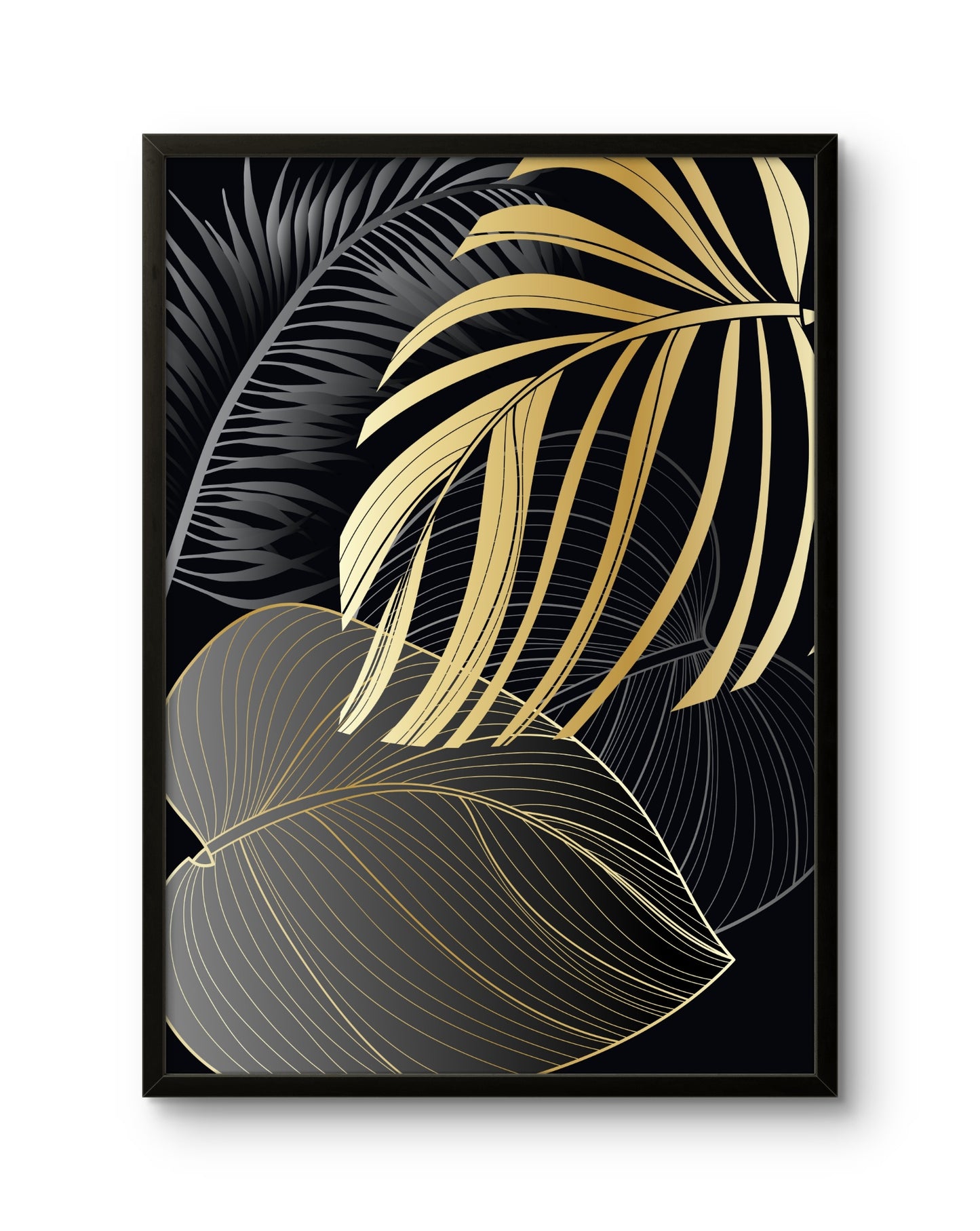 Golden Botanical Elegance