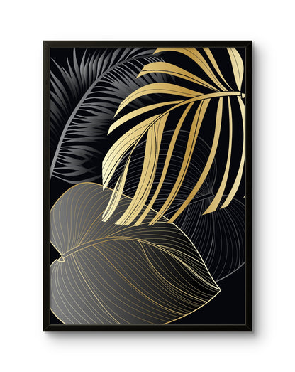 Golden Botanical Elegance
