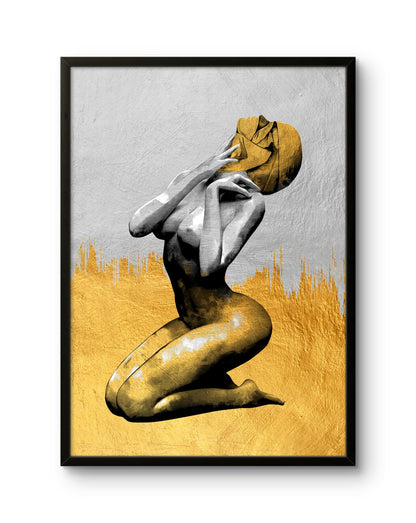 Golden Serenity Sculpture