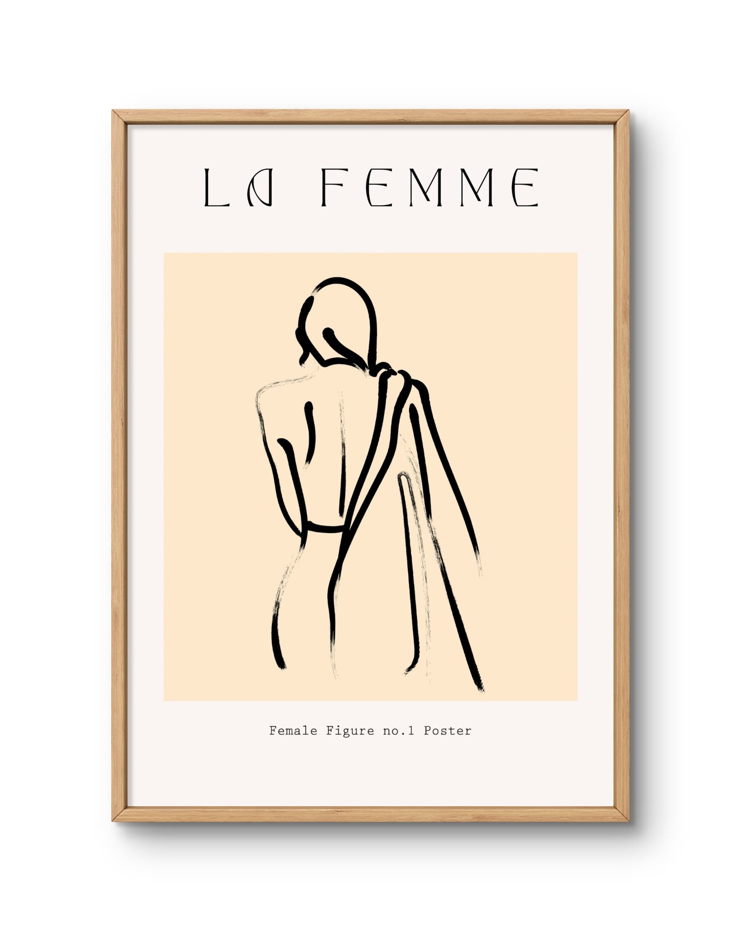 La Femme Standing Female Silhouette
