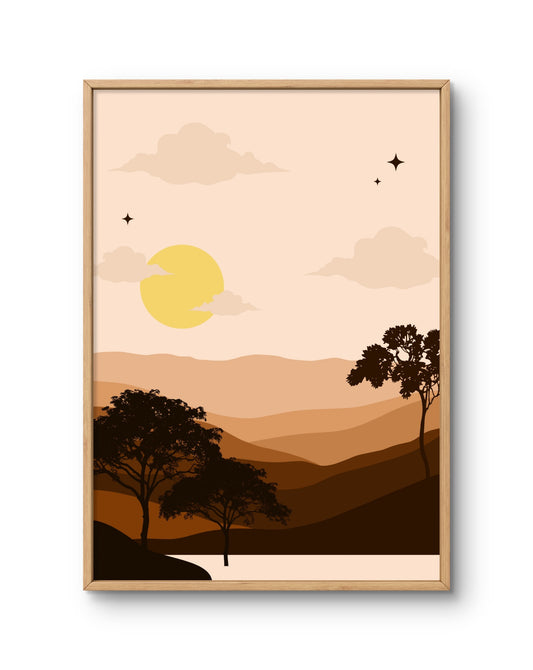 Desert Dusk Silhouettes
