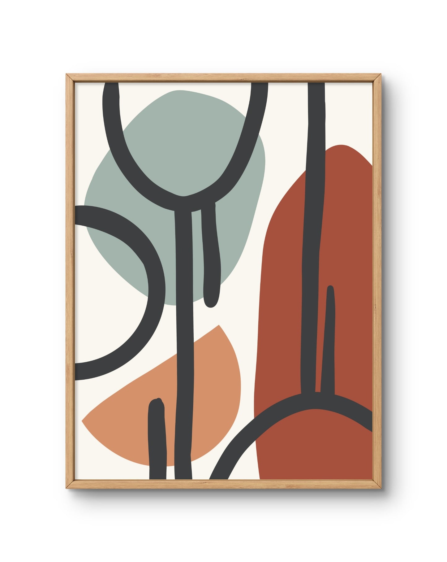 Minimal Abstract Line Garden