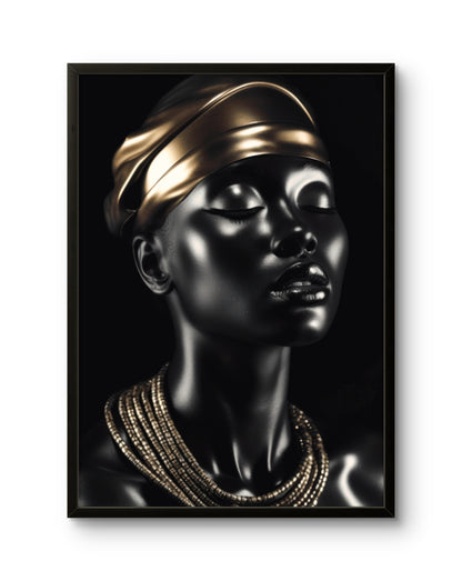 Golden Queen Portrait