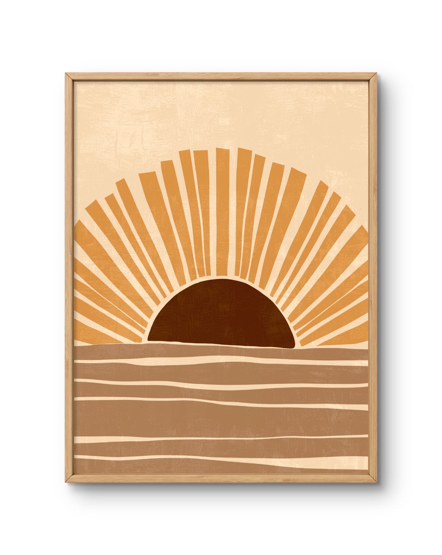 Minimalist Desert Sunrise