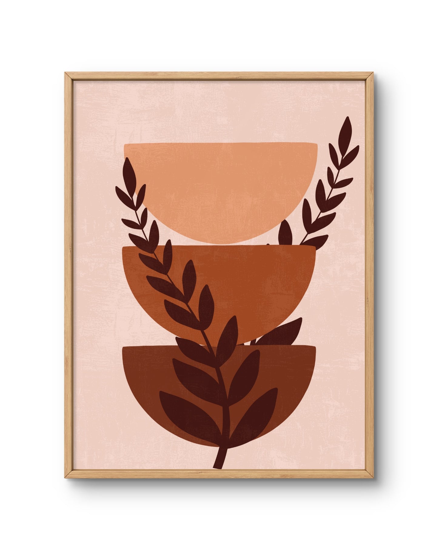 Botanical Bowls with Leaf Motif