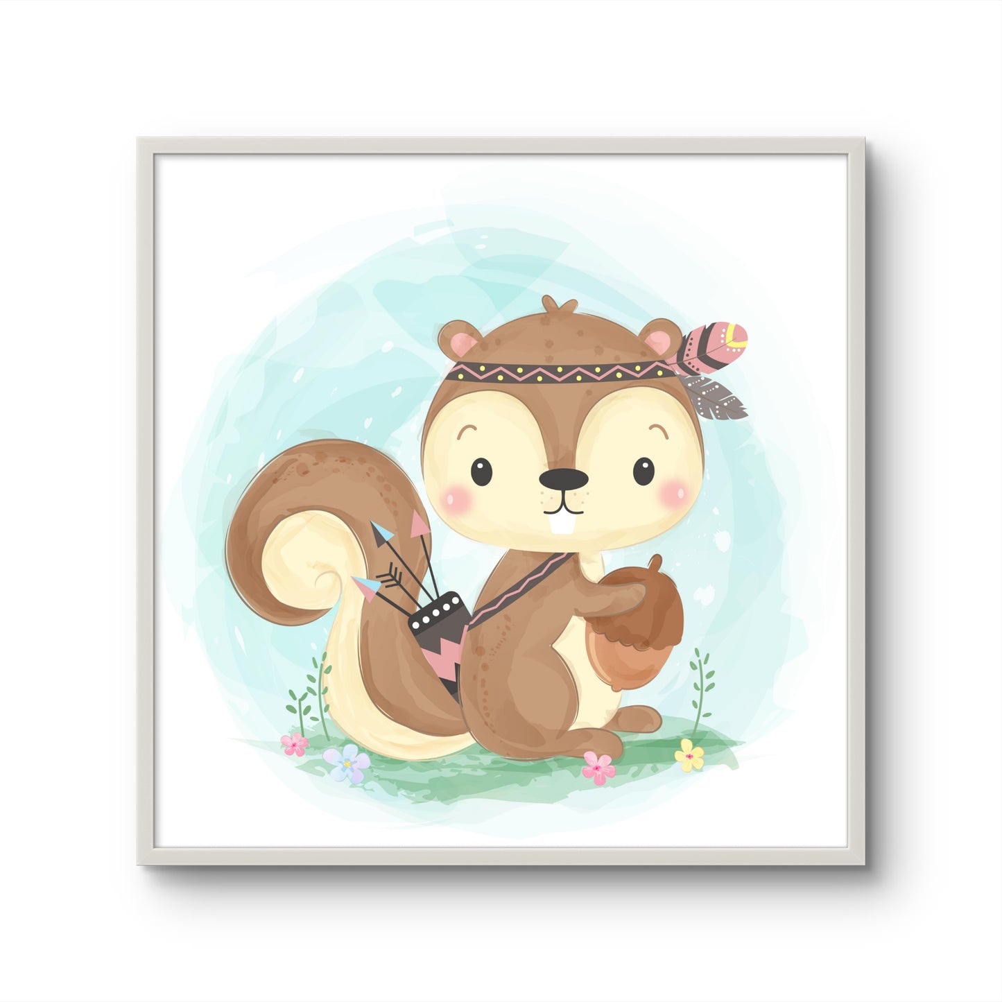 Little Squirrel with Acorn