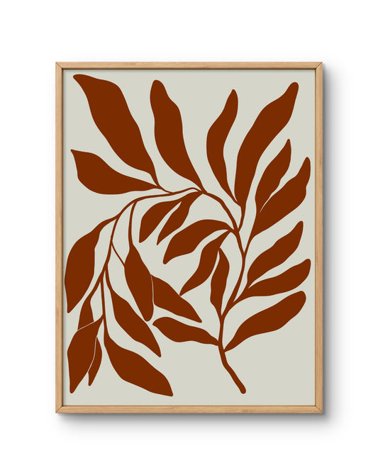 Textured Botanical Flower