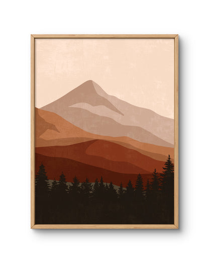 Mountain Earth Layers
