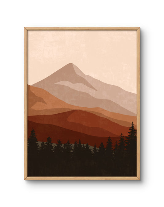 Mountain Earth Layers