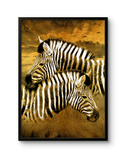 Twin Zebras Harmony