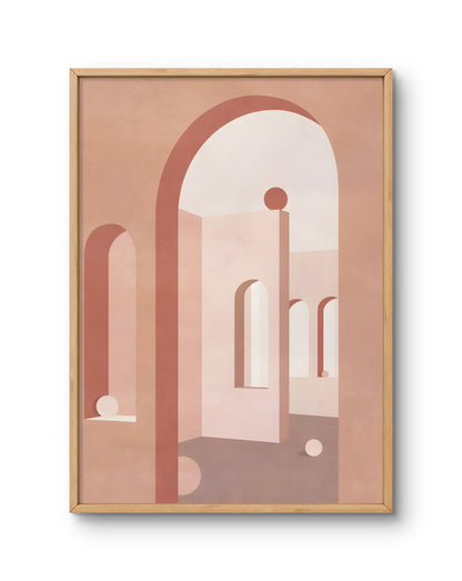 Architectural Arches in Blush Tones
