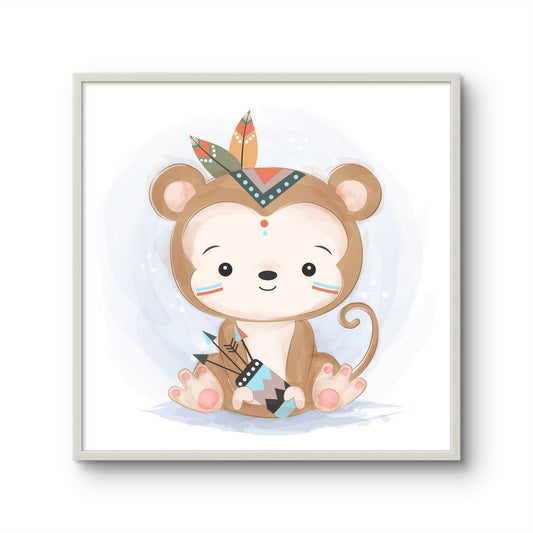 Little Monkey with Tribal Headband