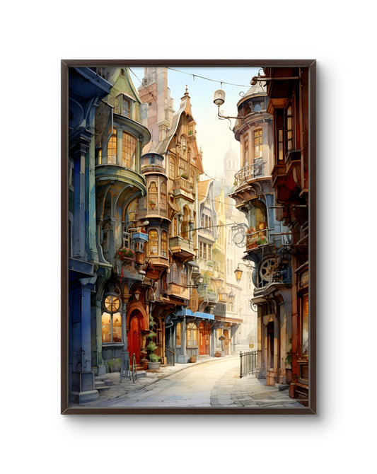 Charming European Street