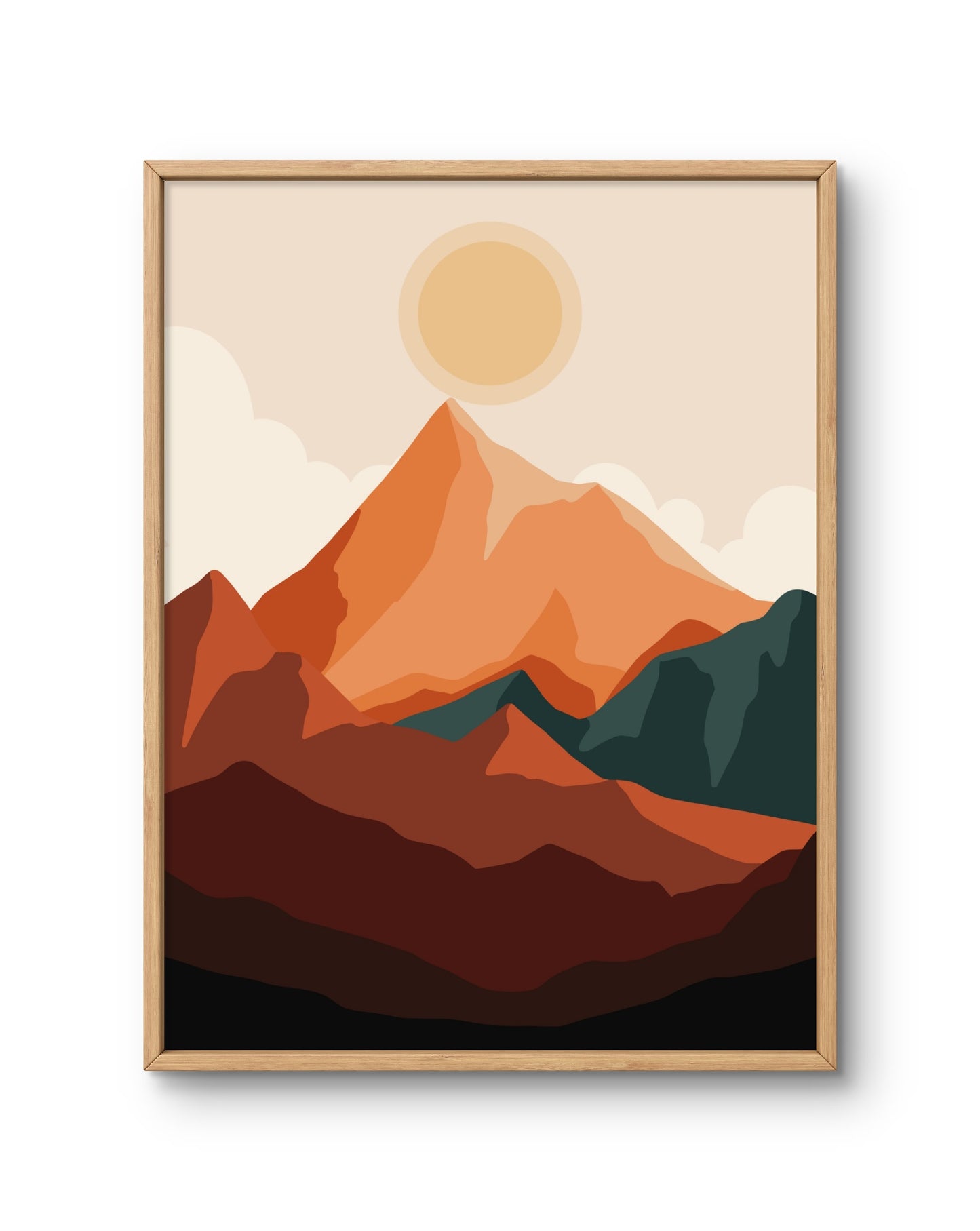 Warm Mountain Sunrise