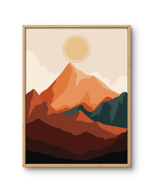 Warm Mountain Sunrise
