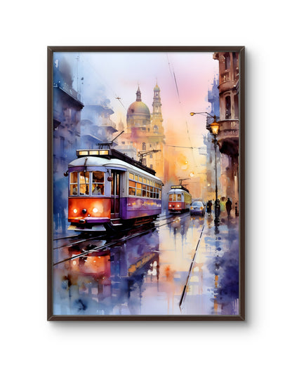 Tram in Soft Light