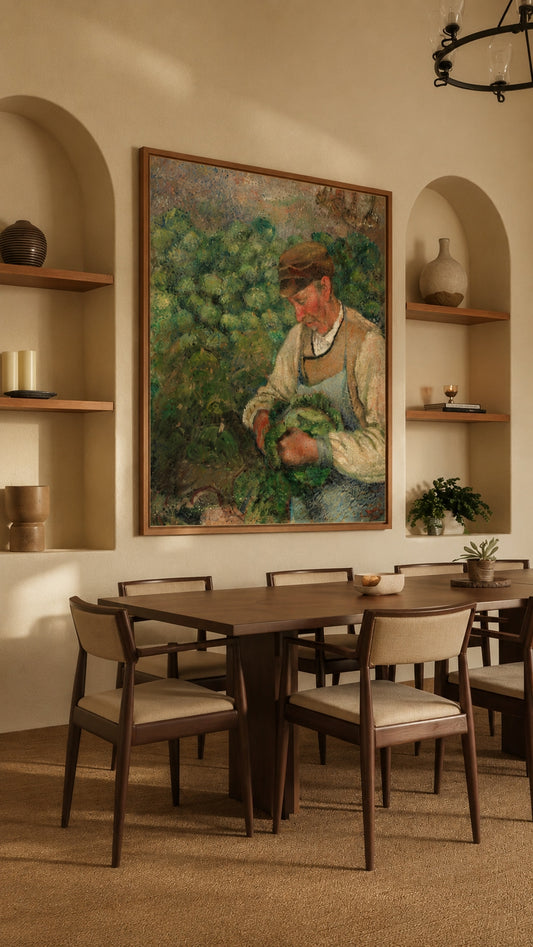The Gardener — Old Peasant with Cabbage