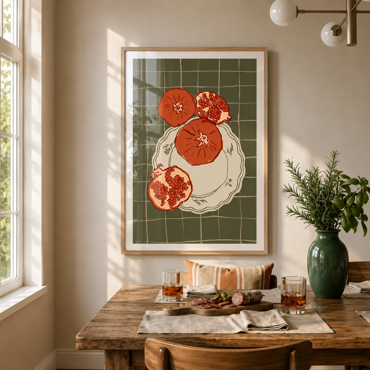Pomegranate Still Life