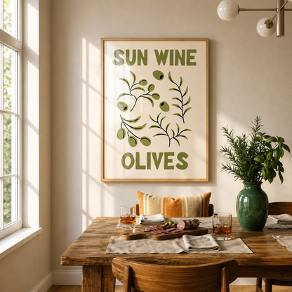 Sun, Wine & Olives