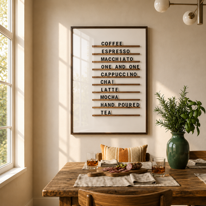 Coffee Menu Dreams